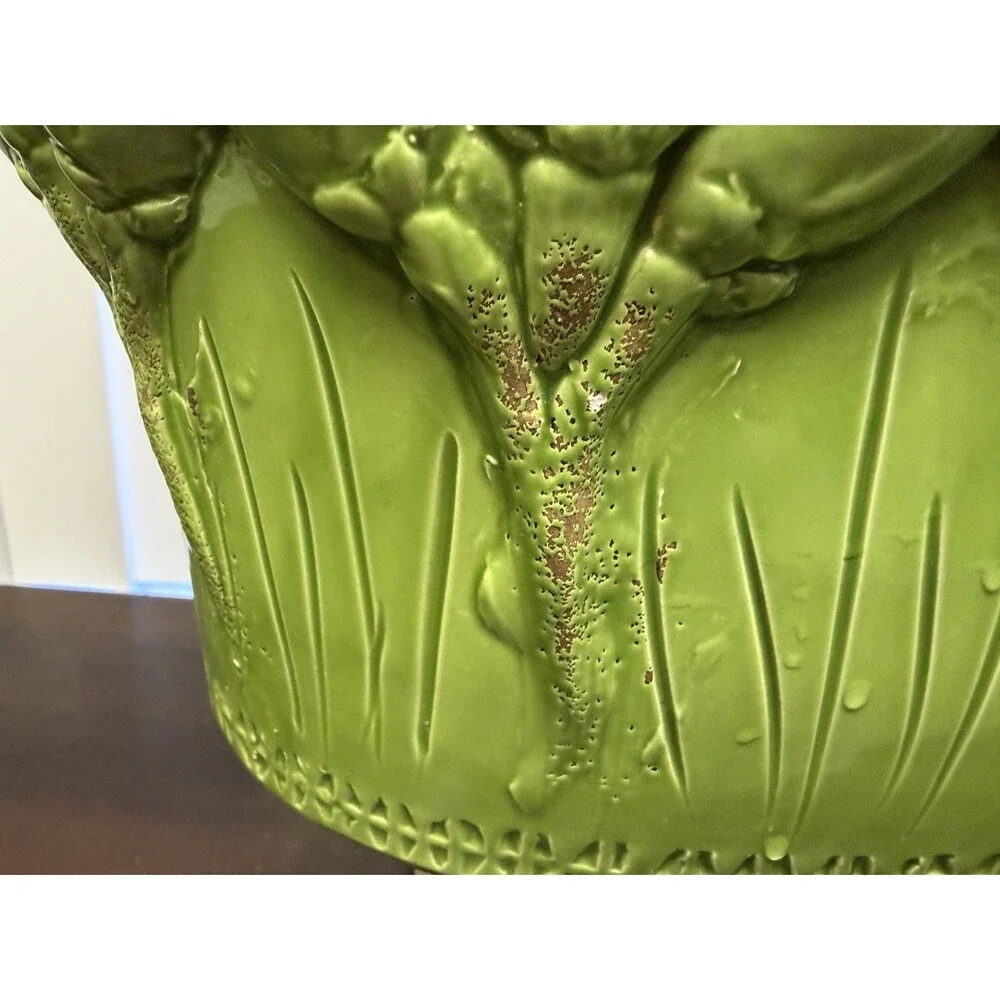 Les Fleur Oval Ceramic Centerpiece Abigail’s Hand Made In Italy Signed